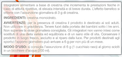 Creatina Monoidrato Creapure® supplement container from BSLABS, 300g, for muscle mass and performance in a fitness setting.