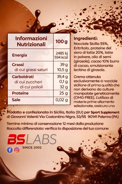 Bslabs high protein cream spread with low sugar, creamy texture, ideal for healthy snacks and breakfast options.