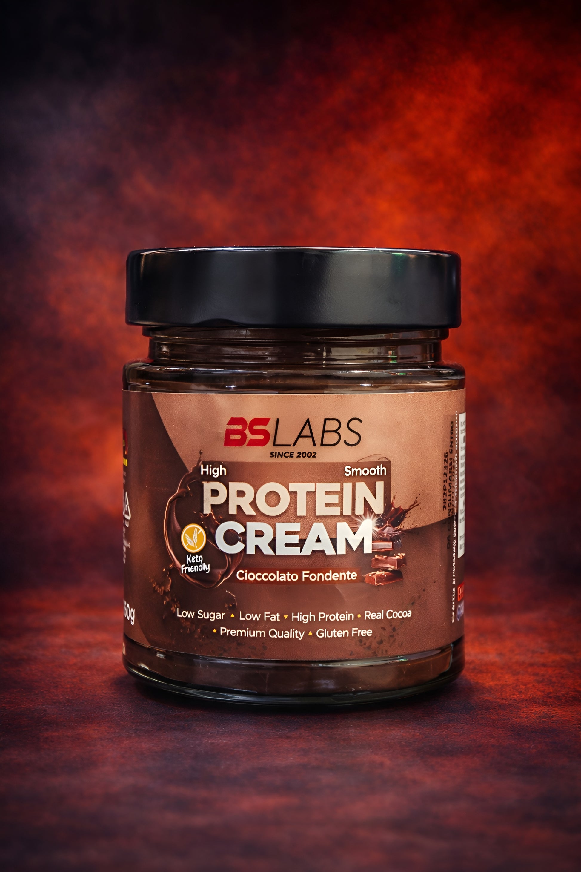 High-protein BSLABS cream spread with low sugar, creamy texture, ideal for healthy snacks and protein-rich diets.