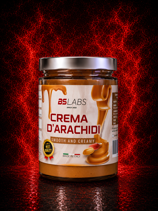 Crema d'arachidi 100% Naturale | Alto Contenuto Proteico | Senza Zuccheri Aggiunti | BSLABS